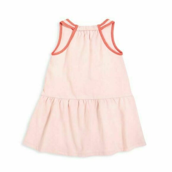 NEW Miles The Label Baby Girl Playwear Softball Logo Cotton Slip Sun Tank Dress - Picture 2 of 2
